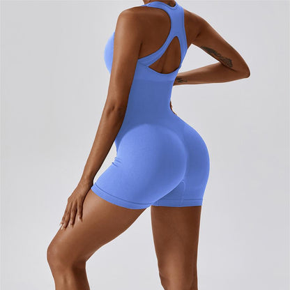 Seamless Racerback Athletic Romper
