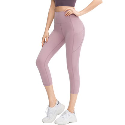 High-Waisted Capri With Pockets