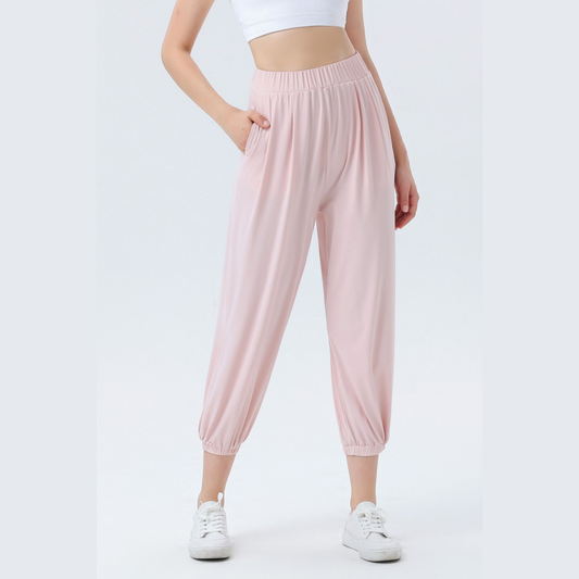 UPF 50+ Sun Protection Cropped Tapered Pants