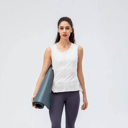 Sleeveless Tank Tops Sheer