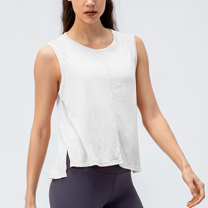 Sleeveless Tank Tops Sheer