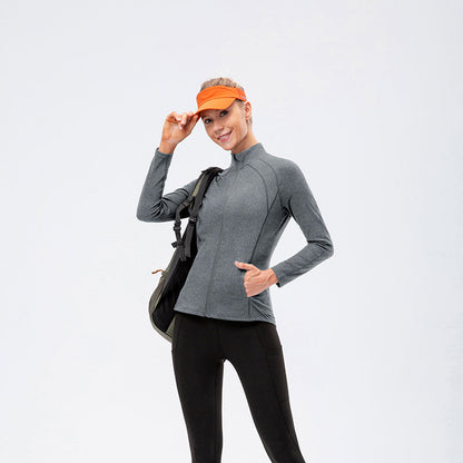 High Collar Full Zip Track Jacket