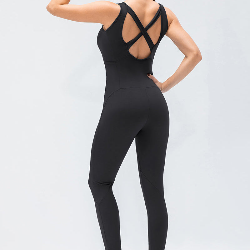 Sleeveless Bodycon Jumpsuit