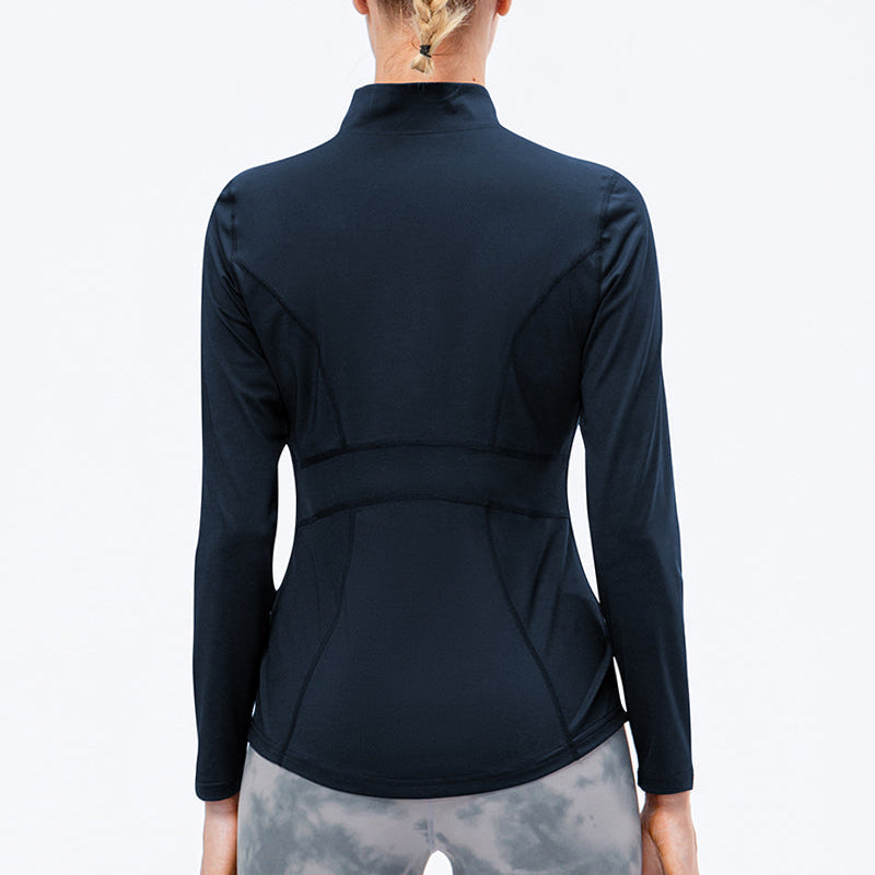 Stand Collar Full Zip Track Jacket