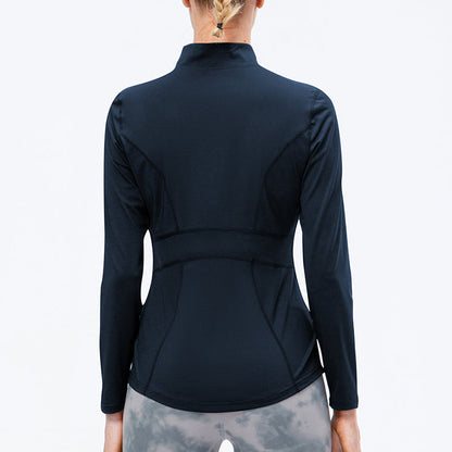 Stand Collar Full Zip Track Jacket