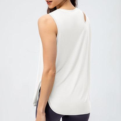 Stylish Shoulder Hollow-Carved Tank Tops