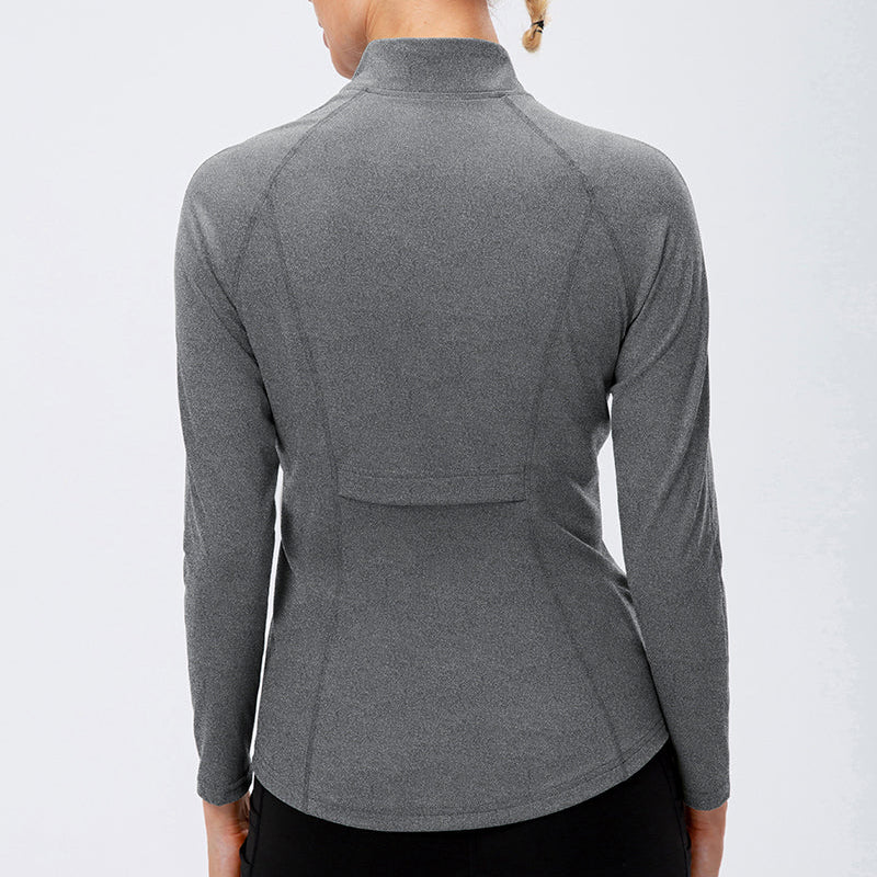 High Collar Full Zip Track Jacket