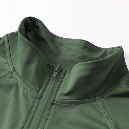 Stand Collar Full Zip Track Jacket