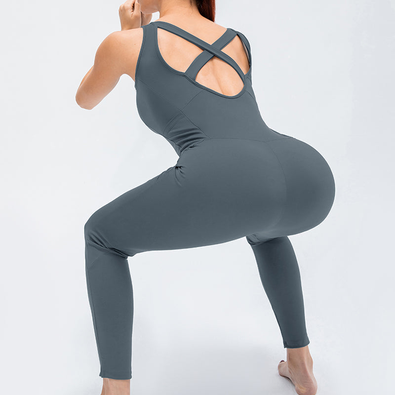 Sleeveless Bodycon Jumpsuit