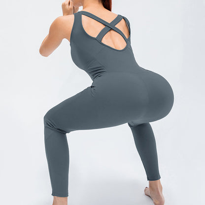 Sleeveless Bodycon Jumpsuit