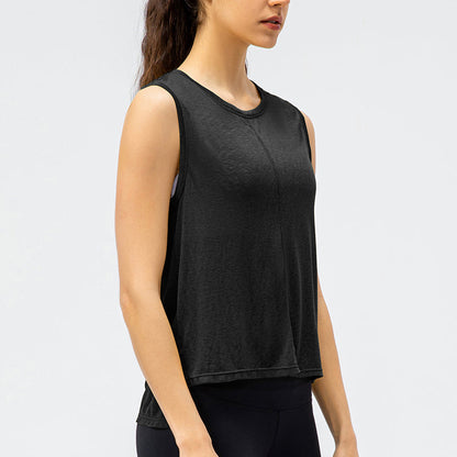 Sleeveless Tank Tops Sheer