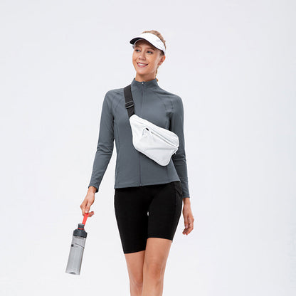 High Collar Full Zip Track Jacket