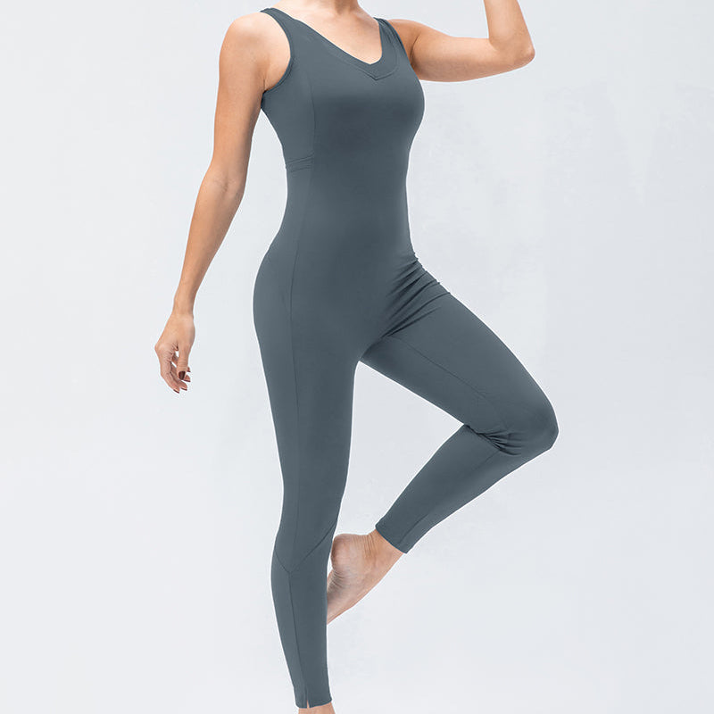 Sleeveless Bodycon Jumpsuit
