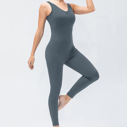 Sleeveless Bodycon Jumpsuit