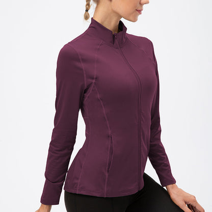 Stand Collar Full Zip Track Jacket