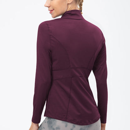 Stand Collar Full Zip Track Jacket