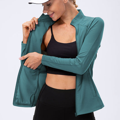 High Collar Full Zip Track Jacket