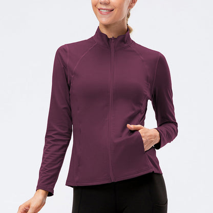 Stand Collar Full Zip Track Jacket