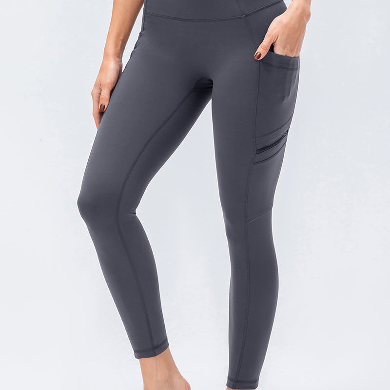High-Rise Workout Leggings with Multi Pockets