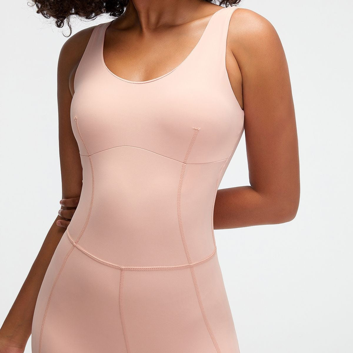 Cross Straps Sculpted Bodysuit