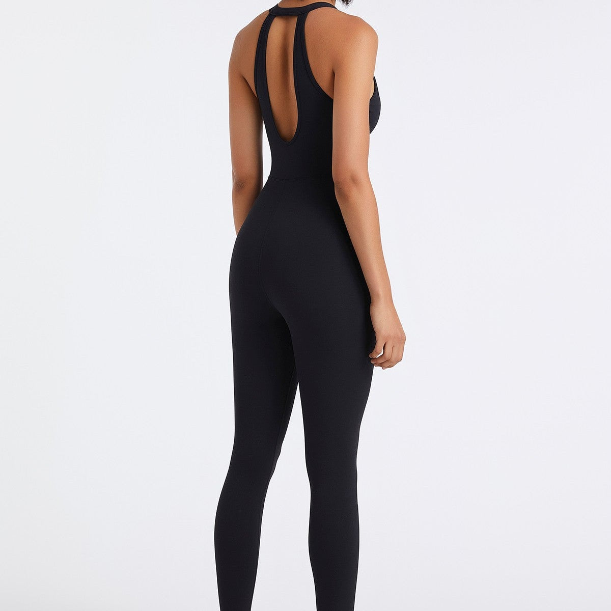 Deep V-Neck Henley Button Onesie