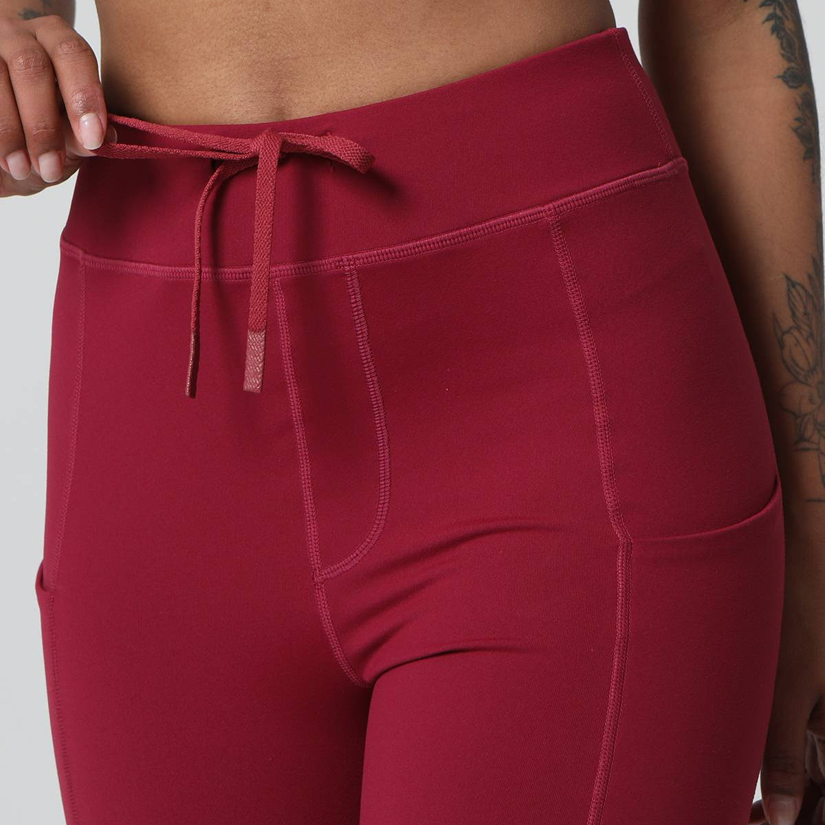 Drawstring High Rise Lounge Leggings with Pockets