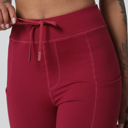 Drawstring High Rise Lounge Leggings with Pockets
