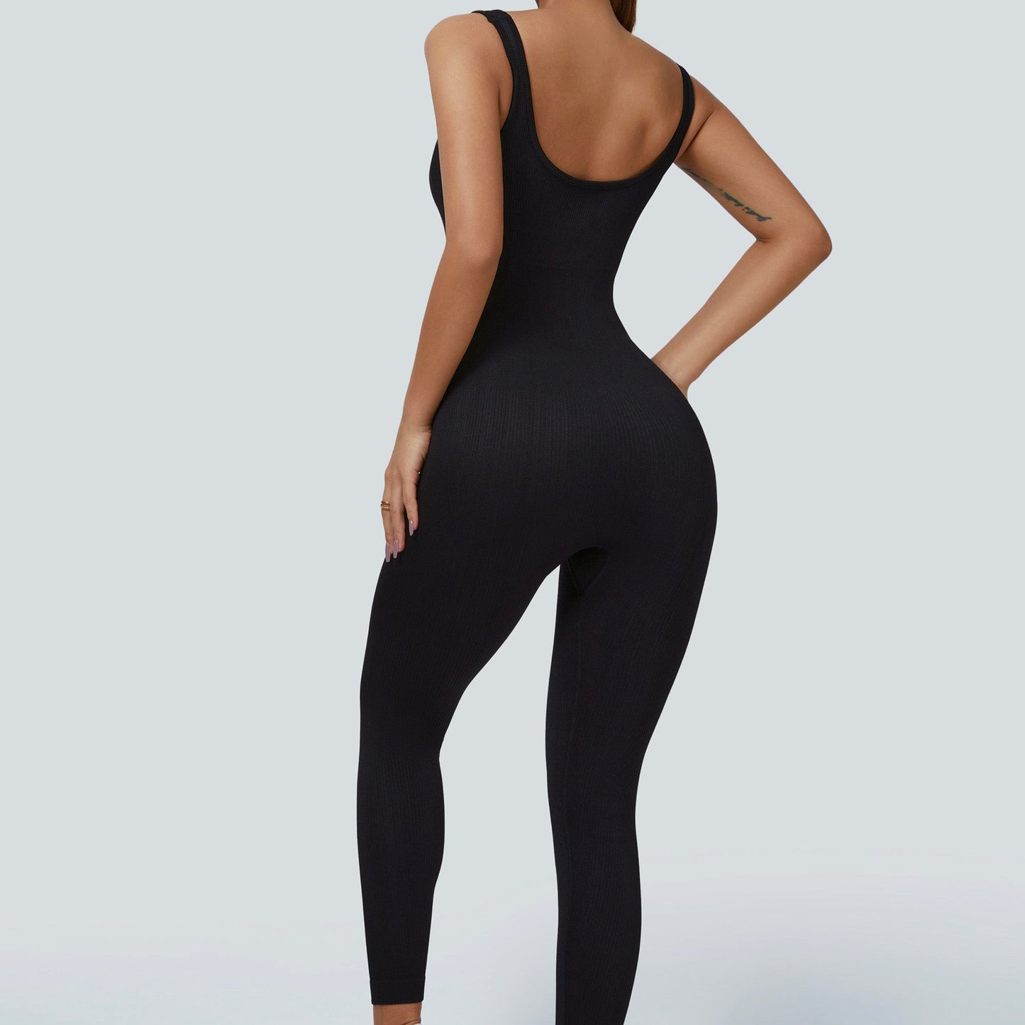 Fitted Seamless Tank Jumpsuits