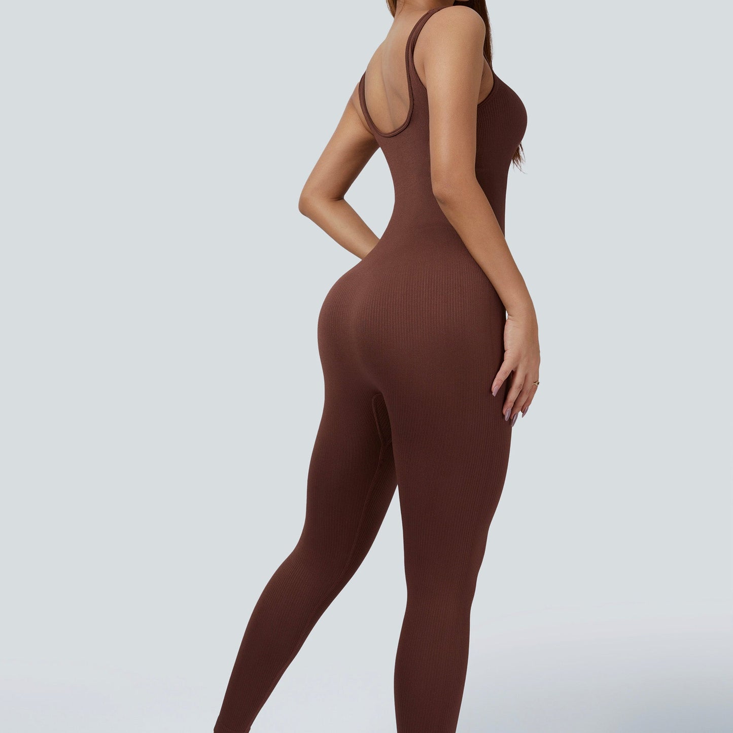 Fitted Seamless Tank Jumpsuits