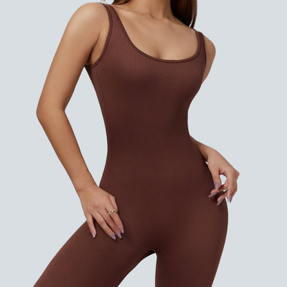 Fitted Seamless Tank Jumpsuits