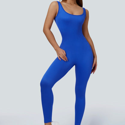 Fitted Seamless Tank Jumpsuits