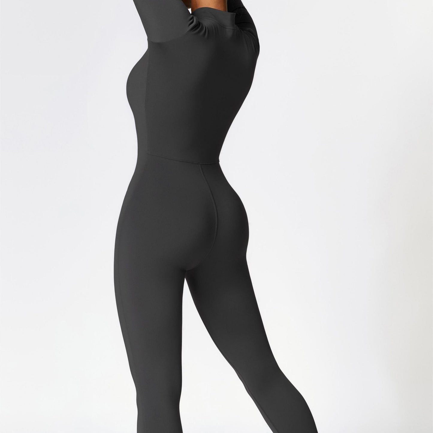 Fleece-Lined Half-Zip Active Jumpsuit