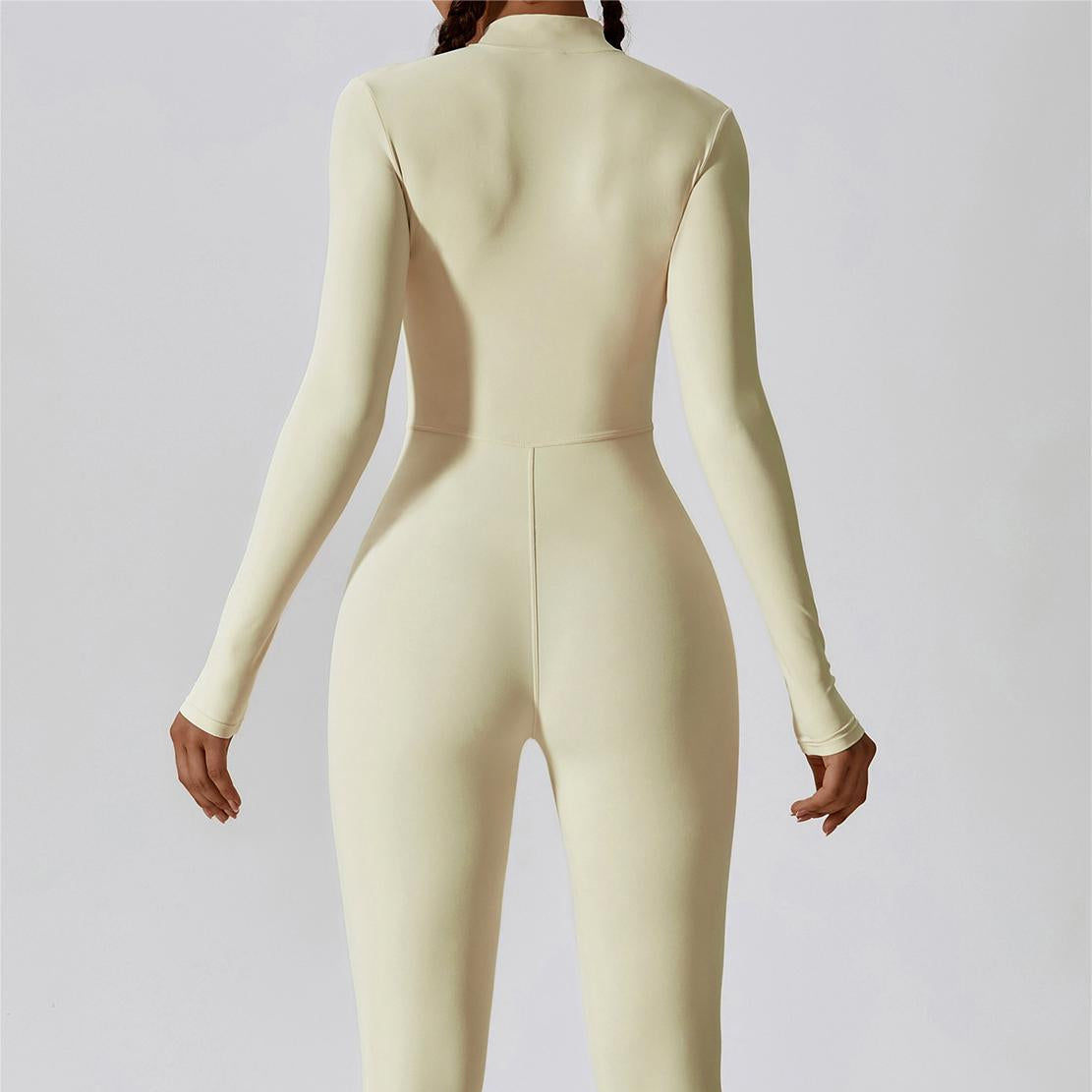 ZipFlex Long Sleeve Athleisure Jumpsuits