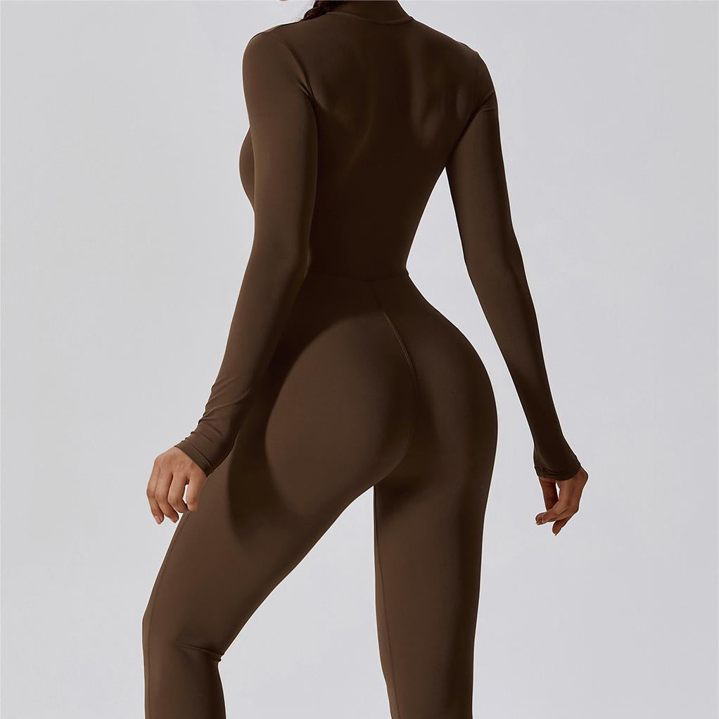 ZipFlex Long Sleeve Athleisure Jumpsuits
