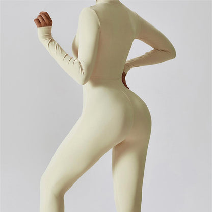 ZipFlex Long Sleeve Athleisure Jumpsuits