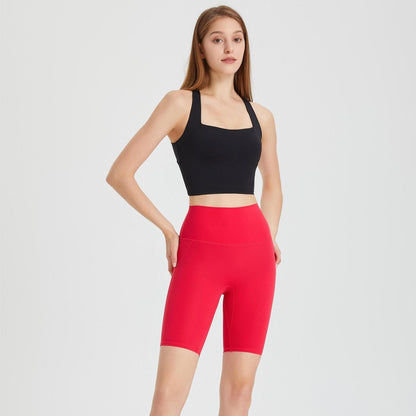 No Front Seam Biker Shorts