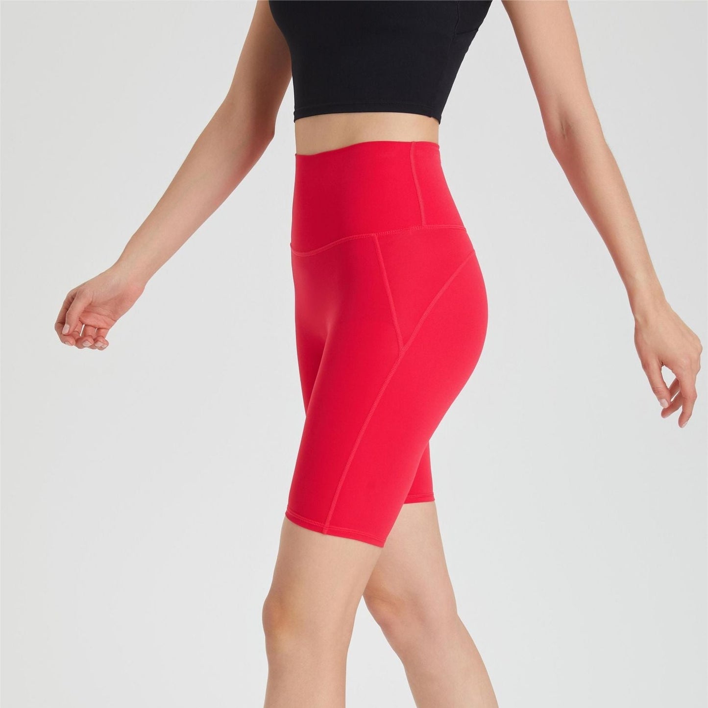 No Front Seam Biker Shorts