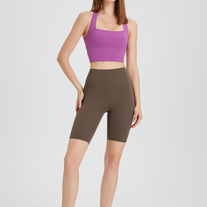 No Front Seam Biker Shorts