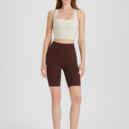 No Front Seam Biker Shorts