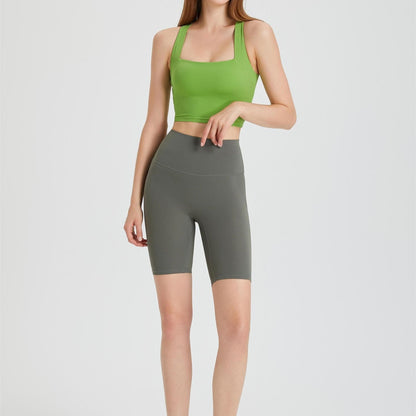 No Front Seam Biker Shorts