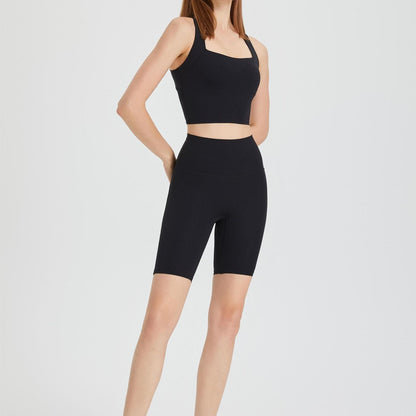 No Front Seam Biker Shorts