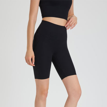 No Front Seam Biker Shorts