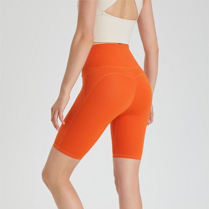 No Front Seam Biker Shorts