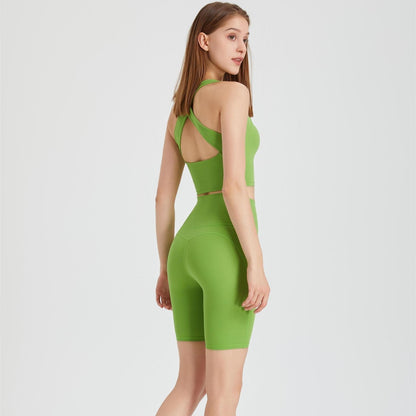 No Front Seam Biker Shorts