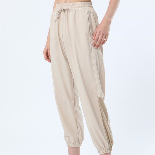 Mesh Panel Jogger Pants