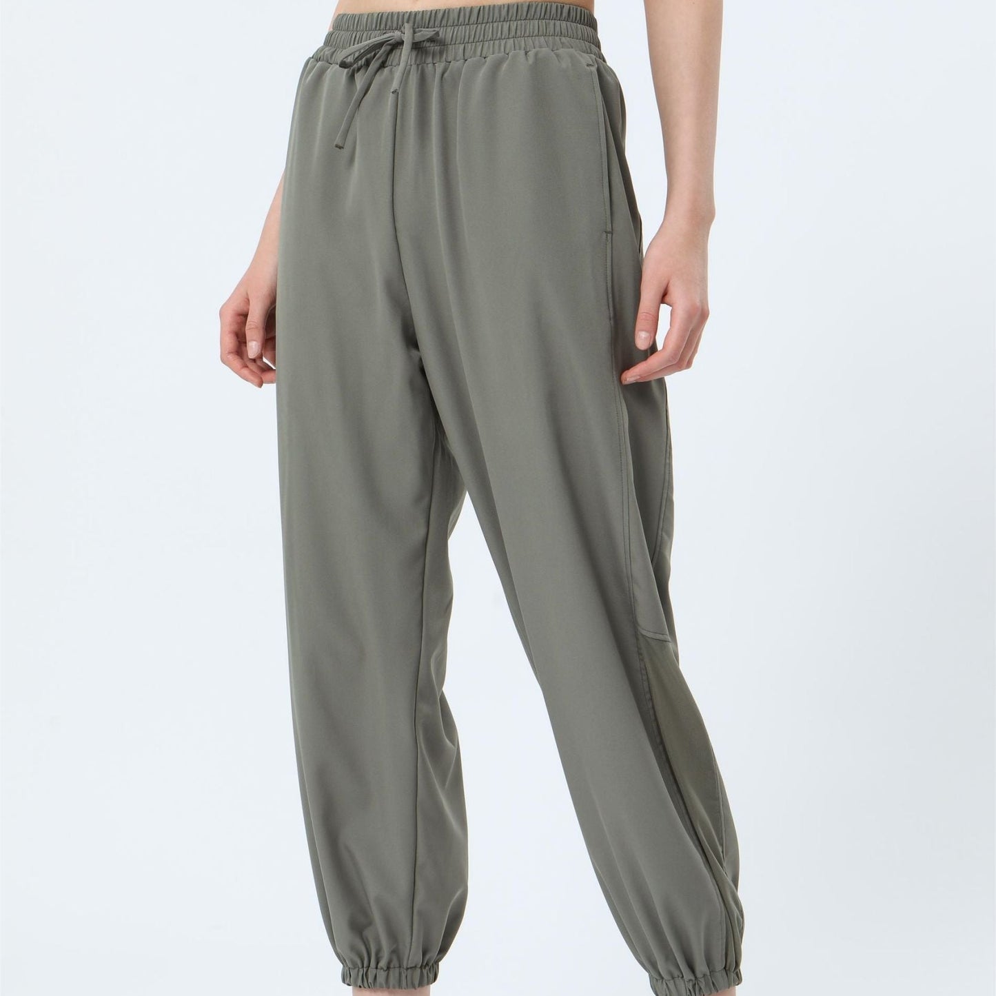 Mesh Panel Jogger Pants