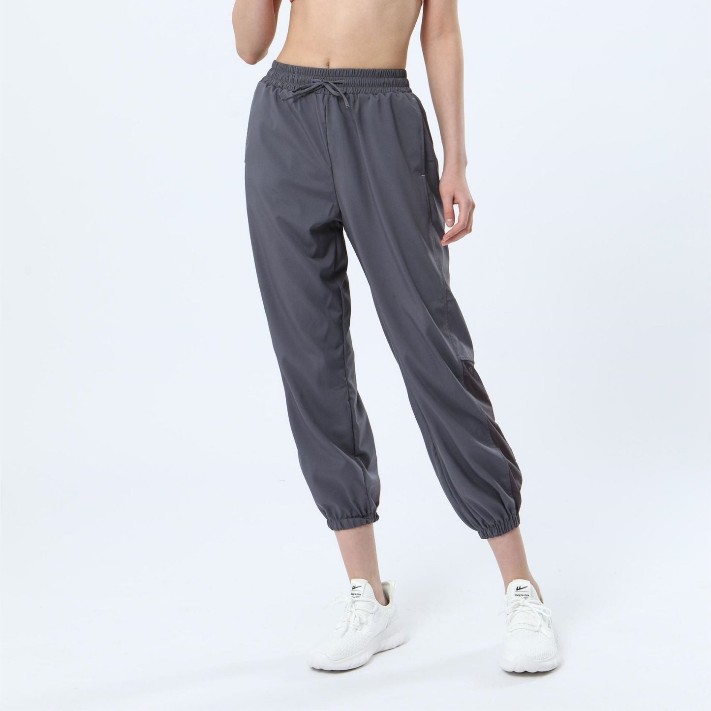 Mesh Panel Jogger Pants