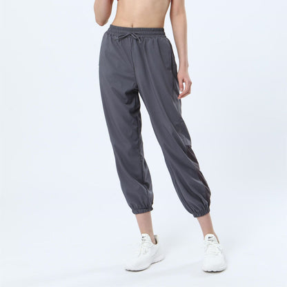 Mesh Panel Jogger Pants