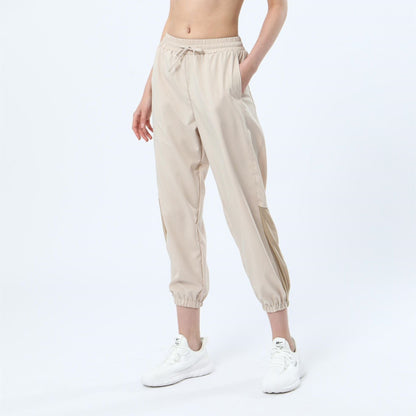 Mesh Panel Jogger Pants
