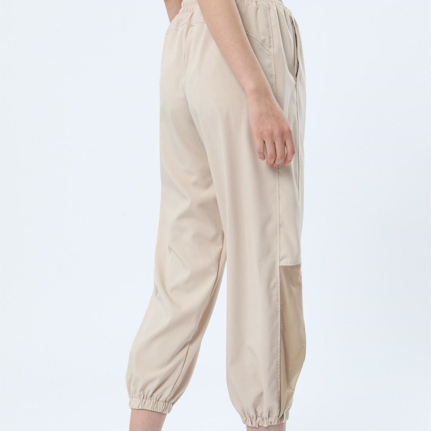 Mesh Panel Jogger Pants